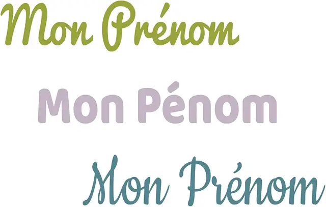 Sticker Prénom Personnalisé - Décoration Murale Artisanale Française pour Chambre et Bureau