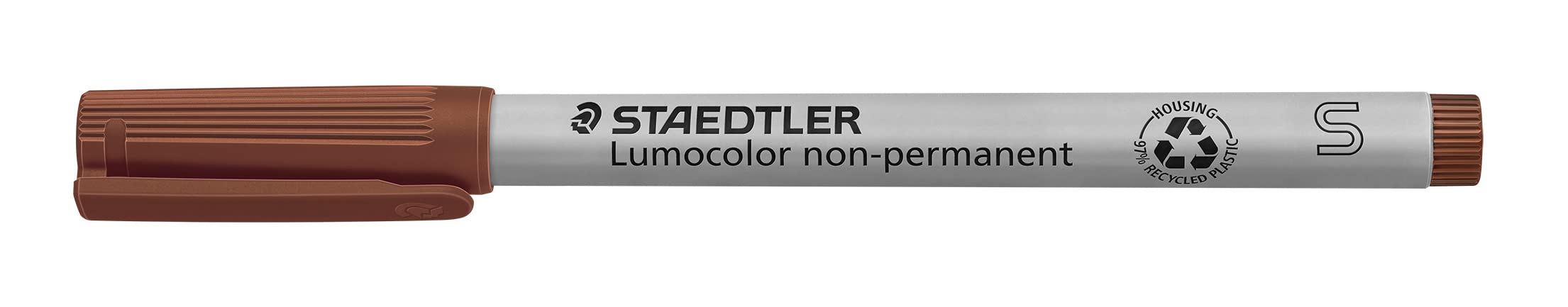 STAEDTLER Lumocolor 311 Non-Permanent – Braun, 10 Stück, S, 0,4 mm