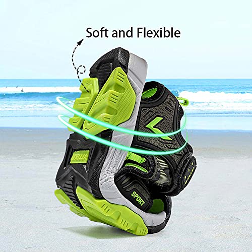 Jmfchi Boys Girls Sports Sandals Summer Kids Outdoor Water Shoes Quick Drying Athletic Sandals Child Pool Beach Sandals Closed Toe Size 11 #TOP3