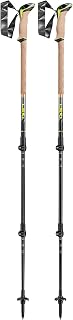 LEKI Sherpa Aluminum Adjustable Lightweight Ski Poles - Versatile Backcountry Touring Poles for Skiing, Snowboarding & Trekking (110-145cm)