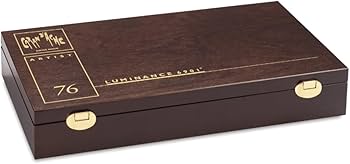 Amazon.co.jp: カランダッシュ 油性色鉛筆 ルミナンス 76色木箱セット