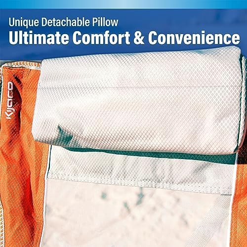 Miniatura 11 de Kijaro Silla de playa con bolsillo refrigerador, varios colores y patrones divertidos, silla plegable de playa perfecta y silla de campamento,