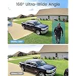 AOSU 3K/5MP Solar Security Cameras Outdoor Wireless, Ultra HD Video Home Security System 4-Cam Kit with 166° Ultra Wide Angle, Cam-to-Cam Sync, Color Night Vision, Spotlight & Siren, No Monthly Fees - Image 3