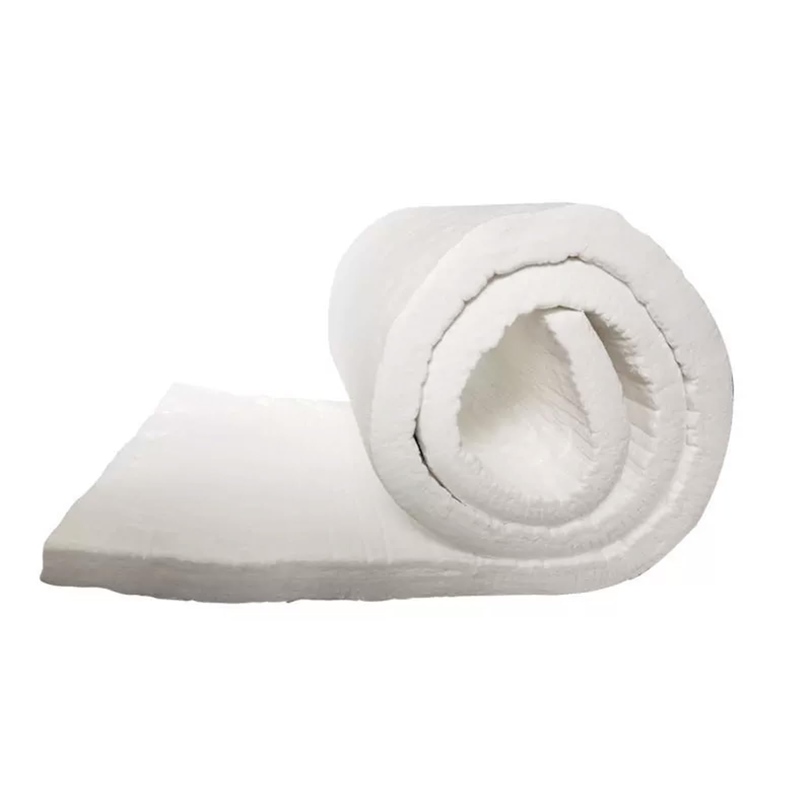 Manta de Fibra de cerámica, Manta Aislante ignífuga 2300F para Horno de Pizza Forja, Horno de fundición, Aislamiento de Pared(610mmX1m,Thickness: 60mm)
