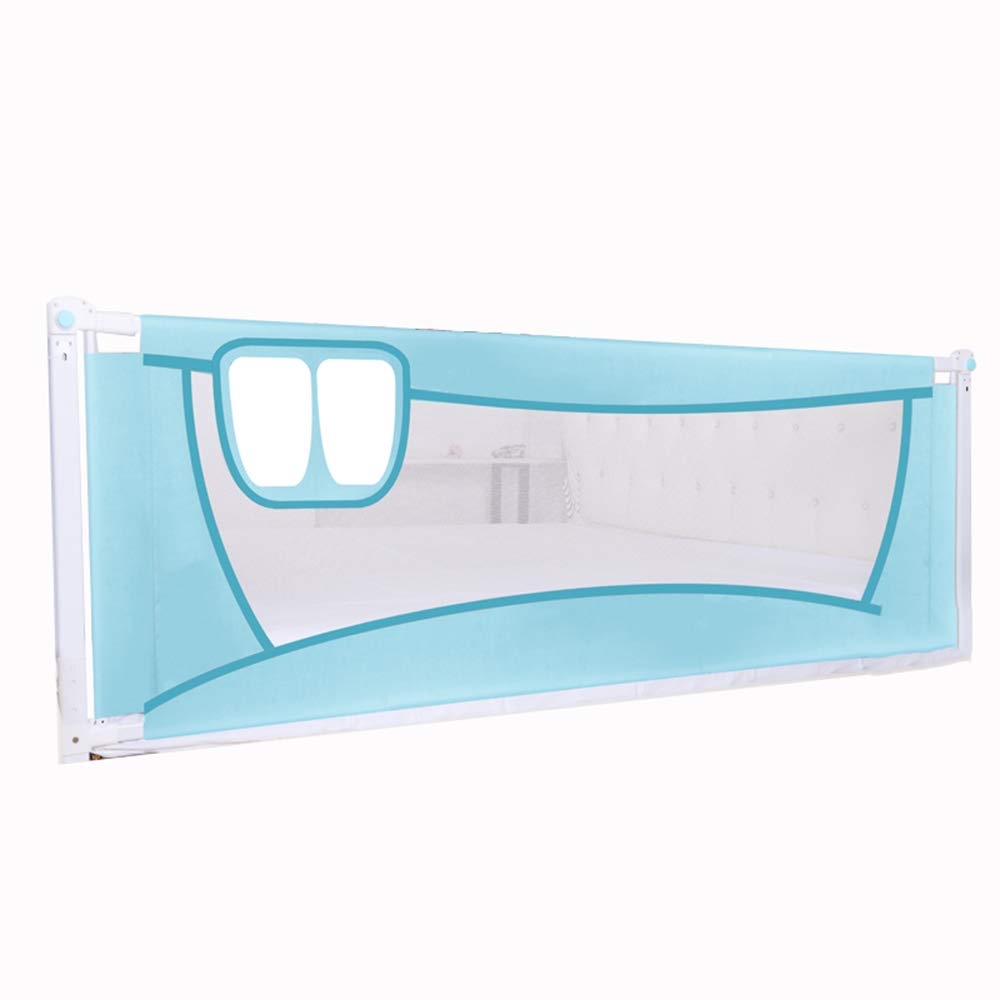 Barandillas para Camas Parachoques del riel de la Cama para niños, Guardia de Seguridad para Levantamiento de la Cama, Valla de Seguridad para niños 1.2m-2m (2 Colores) (Tamaño : Blue-1.2m)