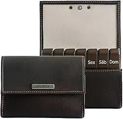 Porta Comprimidos Semanal PILBOX Liberty (Chocolate)