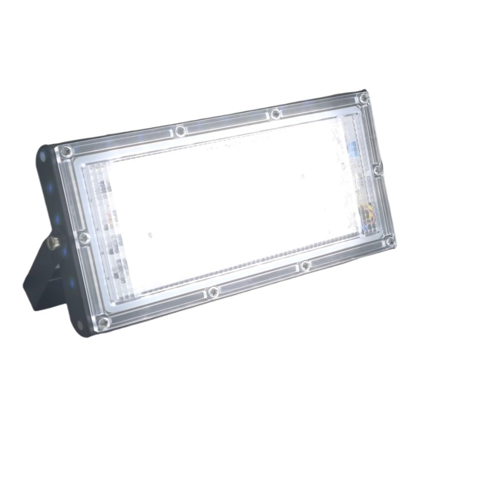 LLOOPK LED Flood Light, 2pcs/lot 50W Led Flood Light Outdoor Floodlight Spotlight IP65 Waterproof LED Street Lamp Landscape Lighting(Cool White)