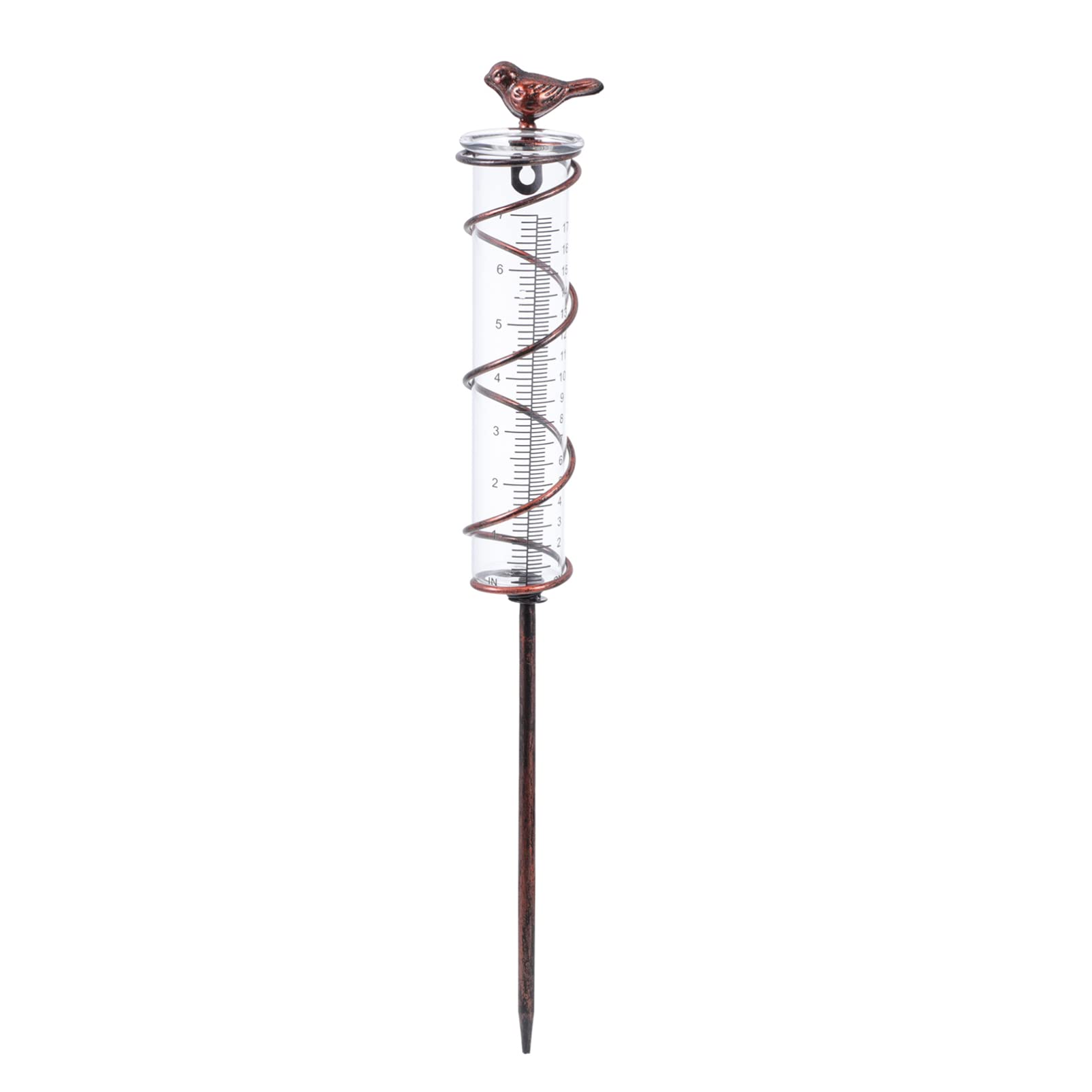 Pluviometro Da Giardino Con Uccellini – 35 Mm, Paletto In Metallo 112 Cm, Decorativo E Funzionale