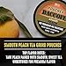5 Cans, BaccOff Smooth Peach Pouches | Premium Tobacco Free, Nicotine Free Snuff