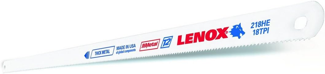 Lenox 12 in. Bi-Metal Hacksaw Blade 18 TPI 100 pk