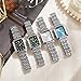JOATVEE Relojes de mujer cuadrados Elegante reloj de pulsera analógico de cuarzo Reloj de mujer de negocios casual con esfera rectangular de concha y correa de aleación Imagen de JOATVEE Relojes de mujer cuadrados Elegante reloj de pulsera analógico de cuarzo Reloj de mujer de negocios casual con esfera rectangular de concha y correa de aleación