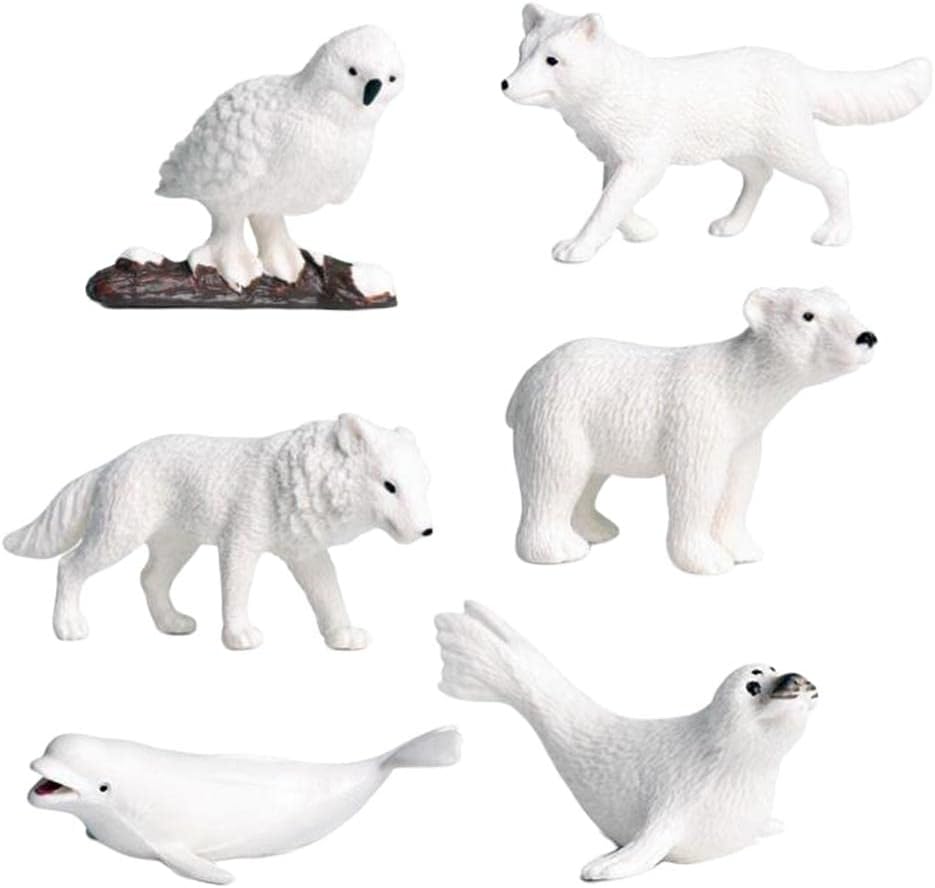 MYADDICTION Miniatures Polar Animal Fairy Garden Decor Figurines Toys Micro Landscape Toys & Hobbies | Educational | Science & Nature | Animals & Nature