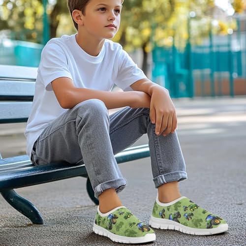 Kids Slip On Shoes for Boys - Easy Wear, Soft, Breathable, Non-Slip, Casual for School, Outing, Tennis4