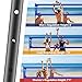 VSSAL Professional Volleyball Net Set Heavy Duty for Outdoor Backyard Portable with Aluminum Scoring Poles, 32ft Regulation Nets System for Tournament, Adjustable Height and Length (Classic Blue)