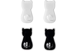 4-Pack Sassy Cat Tail Hooks: The Purr-fect Addition to Your Home Décor