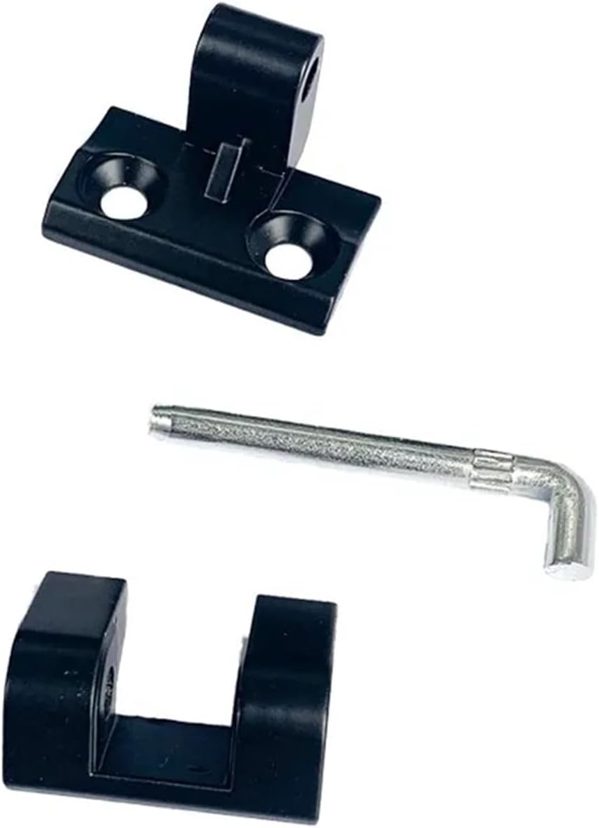 Zinc Alloy Cabinet Lock Card Distribution Box Iron Detachable Dark Hinge 5Pcs