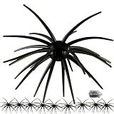 Creature Bait for Bass Fishing – Soft Plastic Fishing Lures, Fuzzy Dice & Sea Urchin Style Finesse Bait for Freshwater, Trout & Crappie with Tackle Box