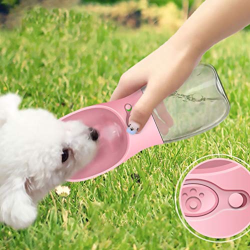 VILLCASE Garrafa de água para Animais de Estimação Cão Garrafa de água Dispensador de água Garrafa d