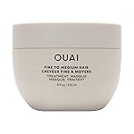 OUAI Fine to Medium Hair Treatment Masque - Hydrating Hair Mask to Help Repair Strands & Increase Shine - With Shea Butter, Keratin and Panthenol - Paraben, Phthalate & Sulfate Free (8 Fl Oz)