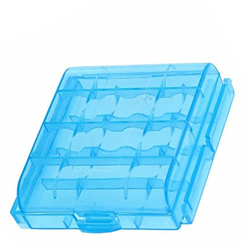 Panasonic eneloop Cargador BQ de cc65 Incluye pantalla LCD, 4 eneloop AAA Micro y cajita AccuCell) Blue