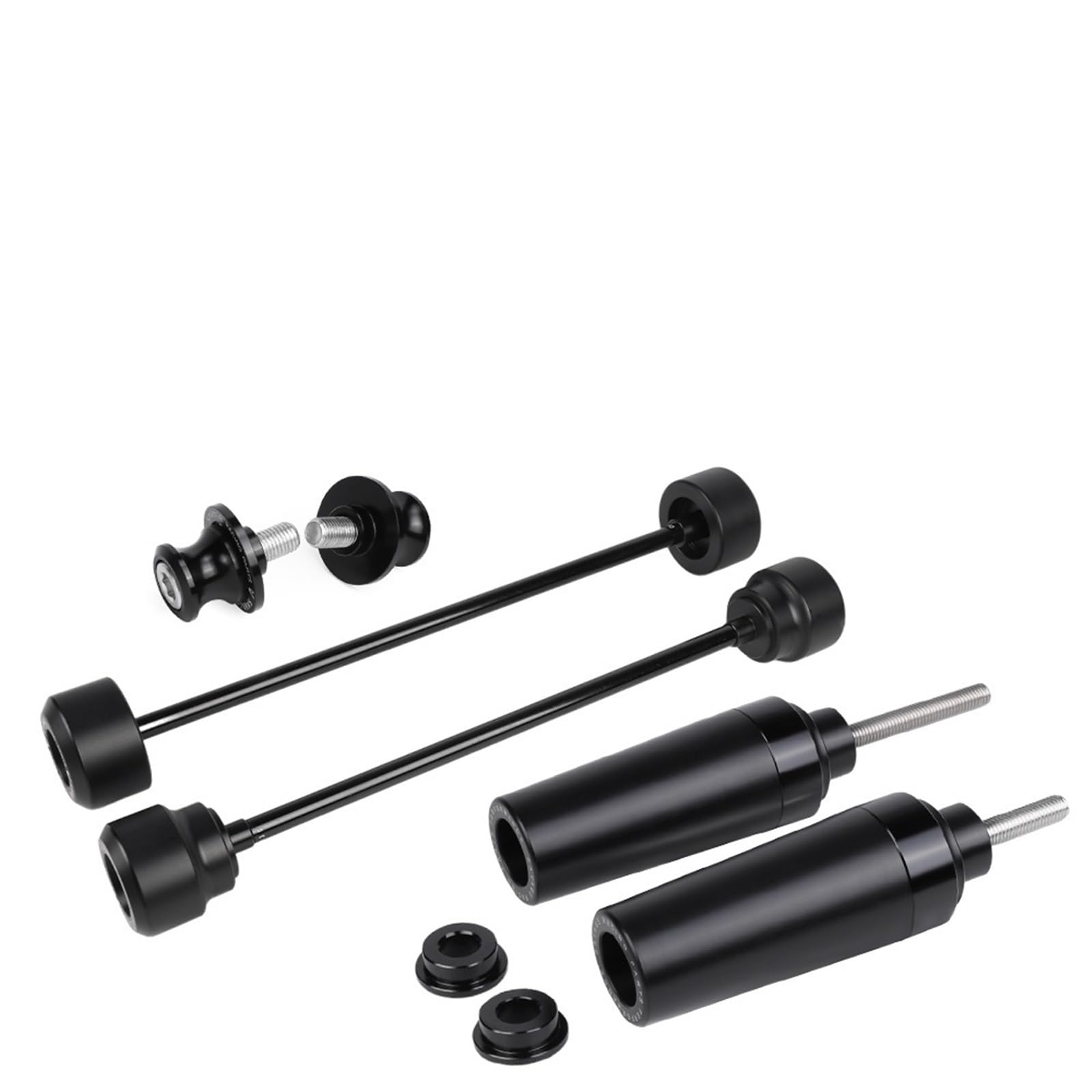 DGHBNP Frame Sliders Fit For Cfmoto 675SR-R 675SS 675NK Motorcycle Frame Guard Crash Slider Front Axle Slider Rear Swingarm Protector Falling Protection Frame Slider(6pcs Sliders)
