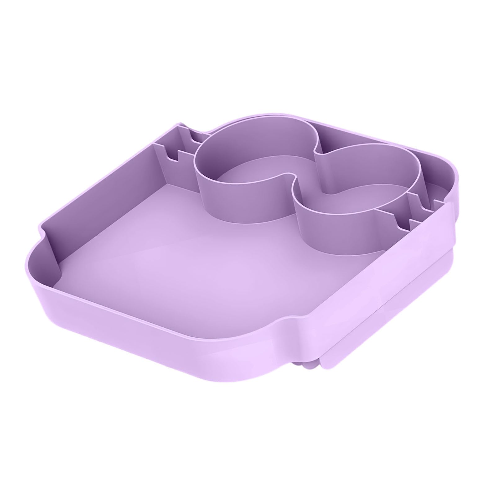 Coastal Gear Management Tray Featuring Specific Areas for Cutlery Glasses and Treats 24x24x5cm Sturdy ABS Multipurpose Sandbag Tray