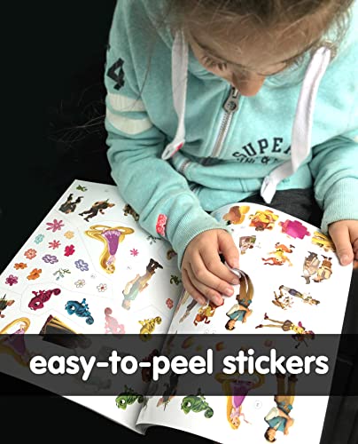 Disney Princess Sticker Book Treasury - Activity Books for kids, 350 reusable stickers, 96 pages of fun - Image 5