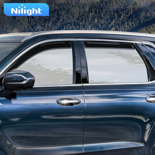 Image of Nilight Vent Window Visors for Hyundai Palisade 2020-2025, in-Channel, 4PCS