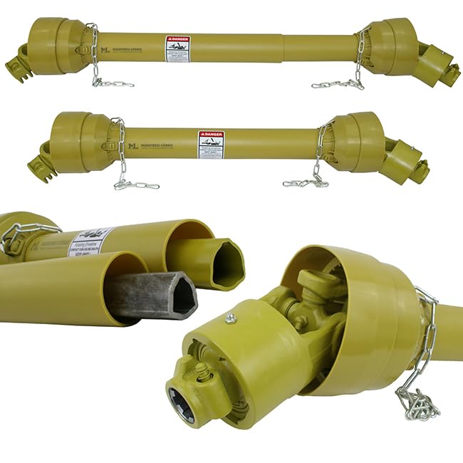ML Gelenkwelle 65-90cm Zapfwelle 100 PS Freilauf 1450NM Traktor 1 3/8´´ 6Zähne