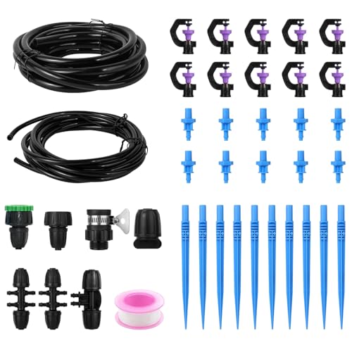 Irrigation goutte à goutte pelouse et arroseur de jardin rotatif avec tubes