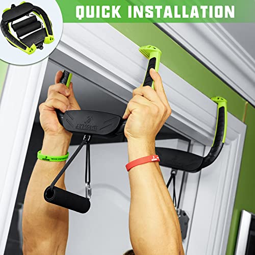 Portable Pull Up Bar,2-Generation Upgraded Version With Bearings,Doorway Pull-Up Bar Installed In Just 8 Seconds, Suitable For Home And Travel Workouts. #TOP1
