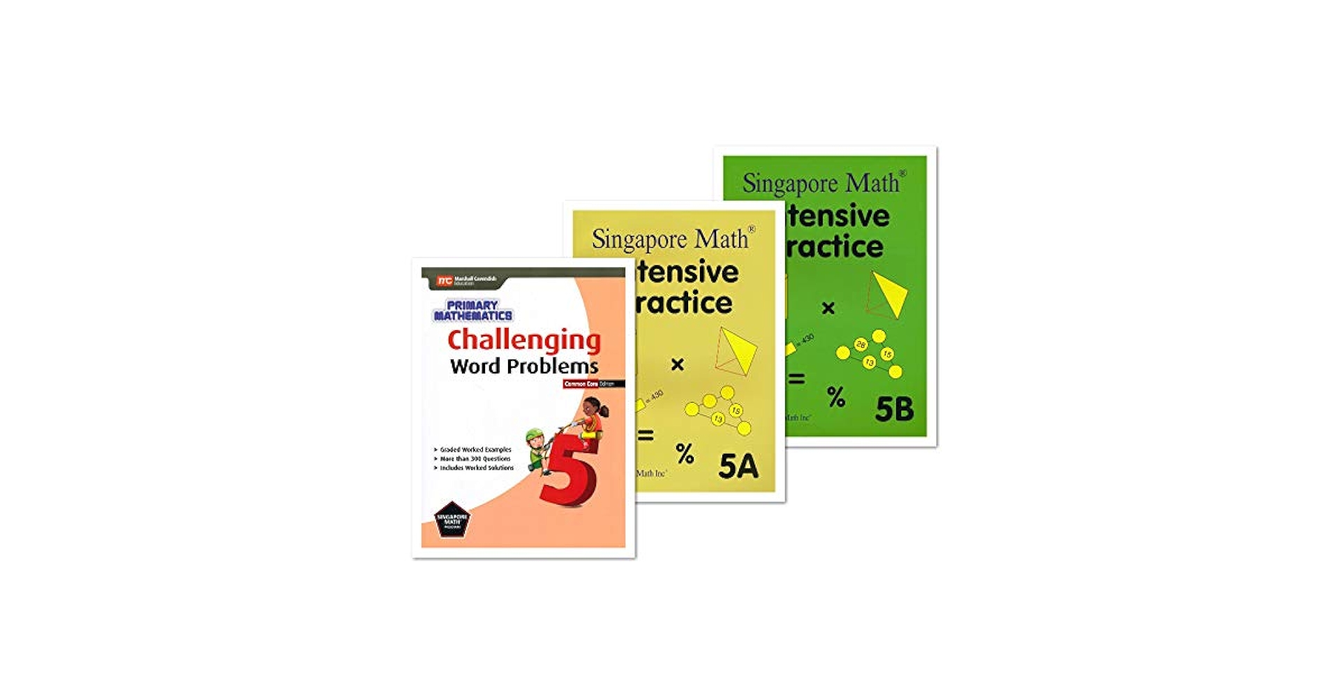 Singapore Math 3 Books Set for Grade 5 - Singapore Math
