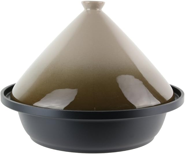 Stainless Steel Induction Tajine Taupe (30.20 x 30.20 x 23cm)