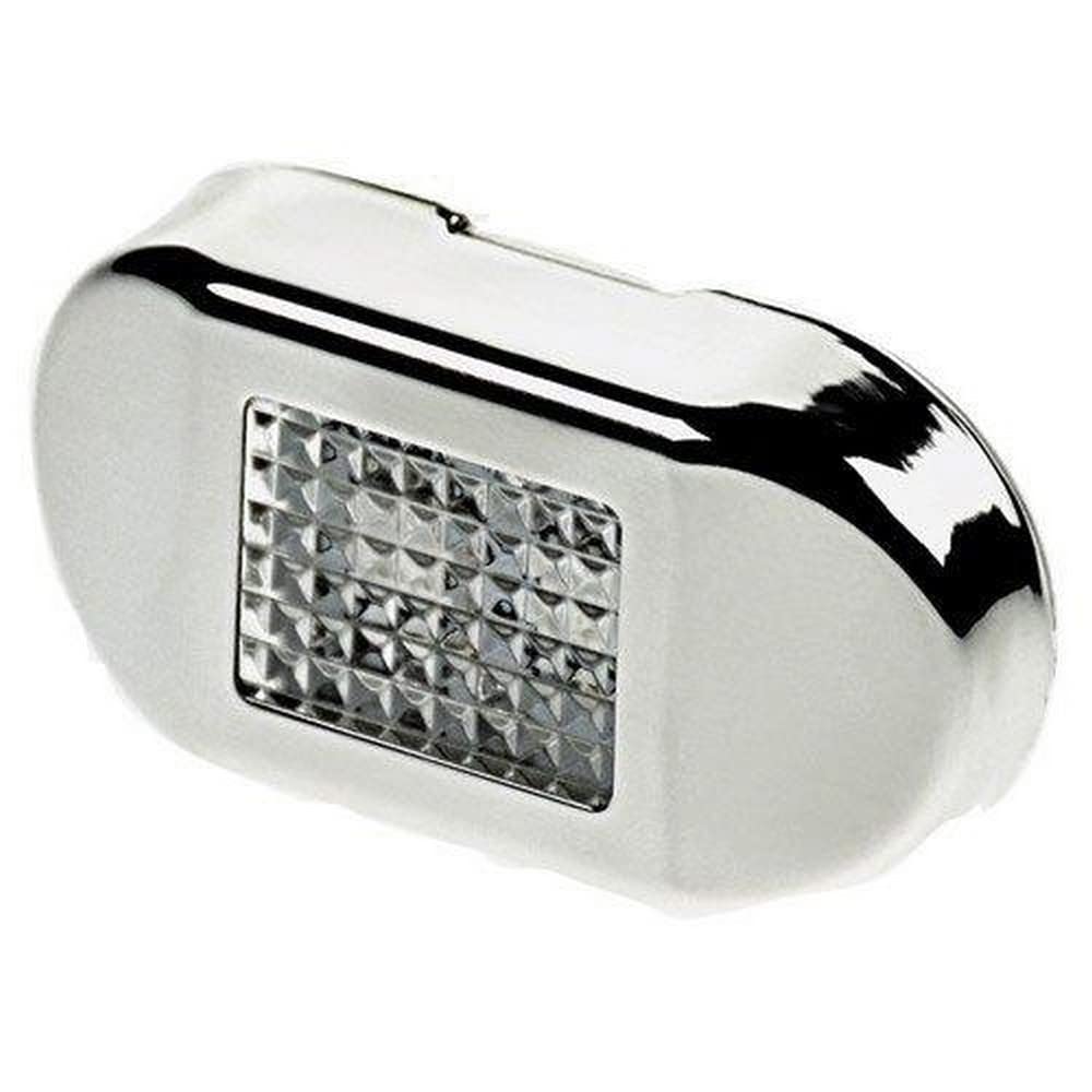 T-H Marine White - 2 HO LED Mini Accent Light - 316 SS Bezel