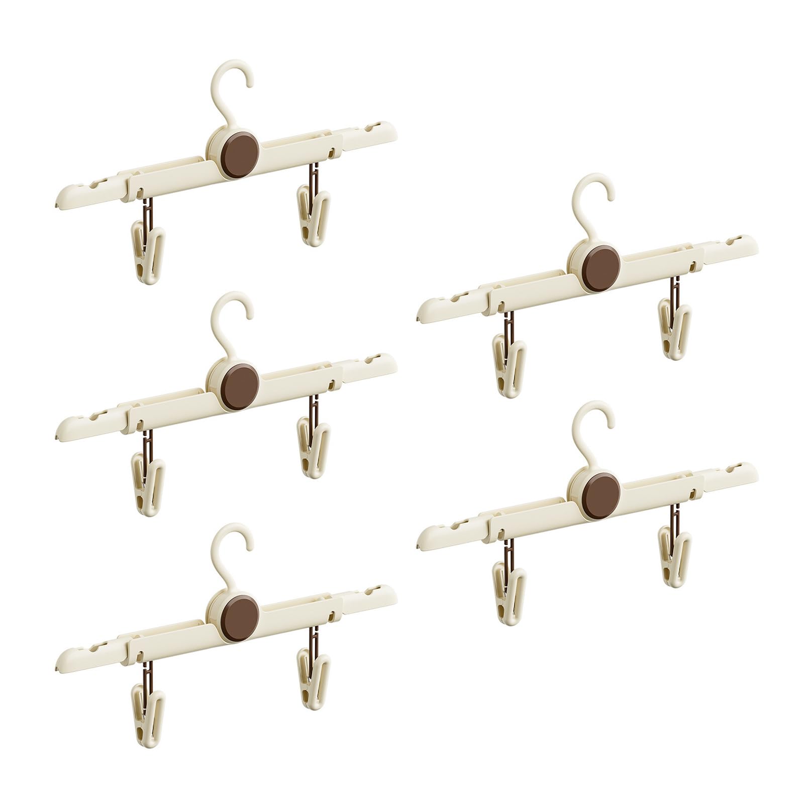 Snorvixre Folding Clothes Hanger Drying Rack for Travelers with Sturdy Hook and Space Saving Designs Hotel Clothes Hanger