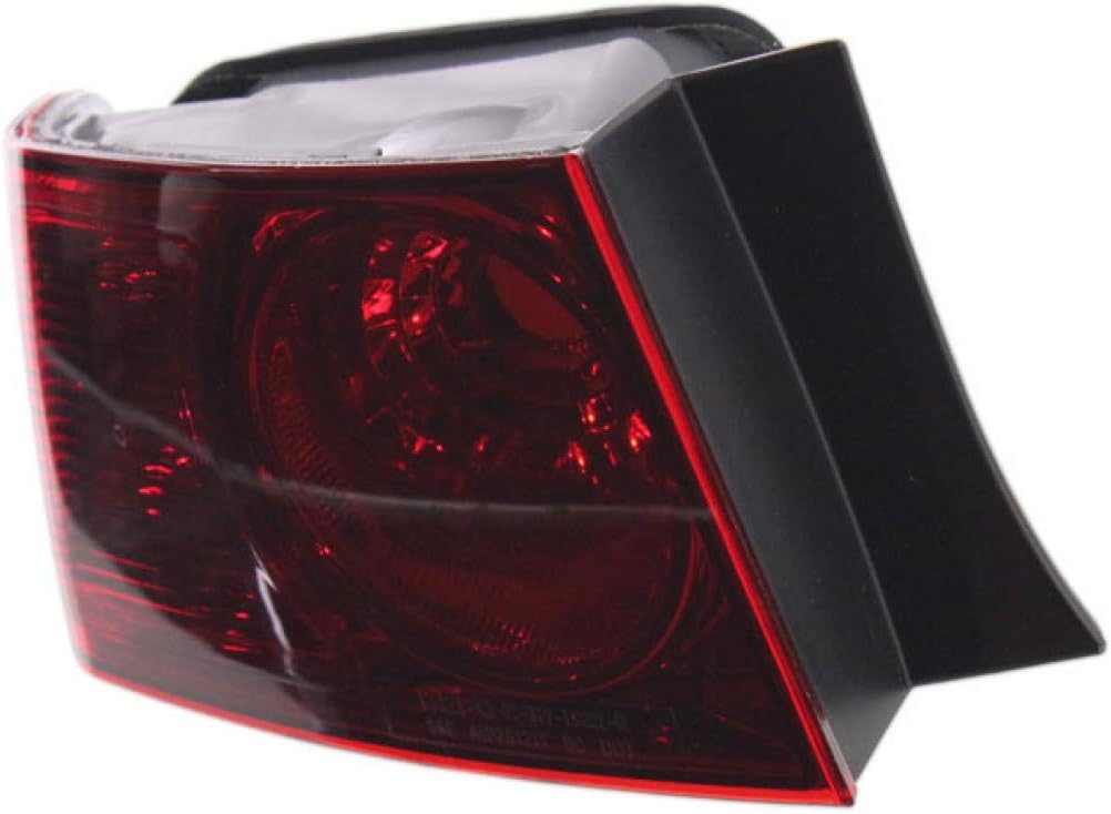 CarLights360 For Acura TSX 2006 2007 2008 Tail Light Assembly Unit Driver Side DOT Certified | AC2818109 | 33506-SEC-A51