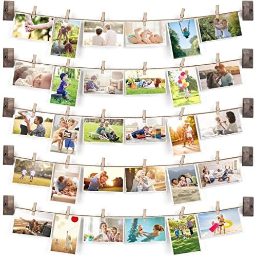 Amazon.com - Mudder Hanging Instant Photo Display Decorative Wall ...