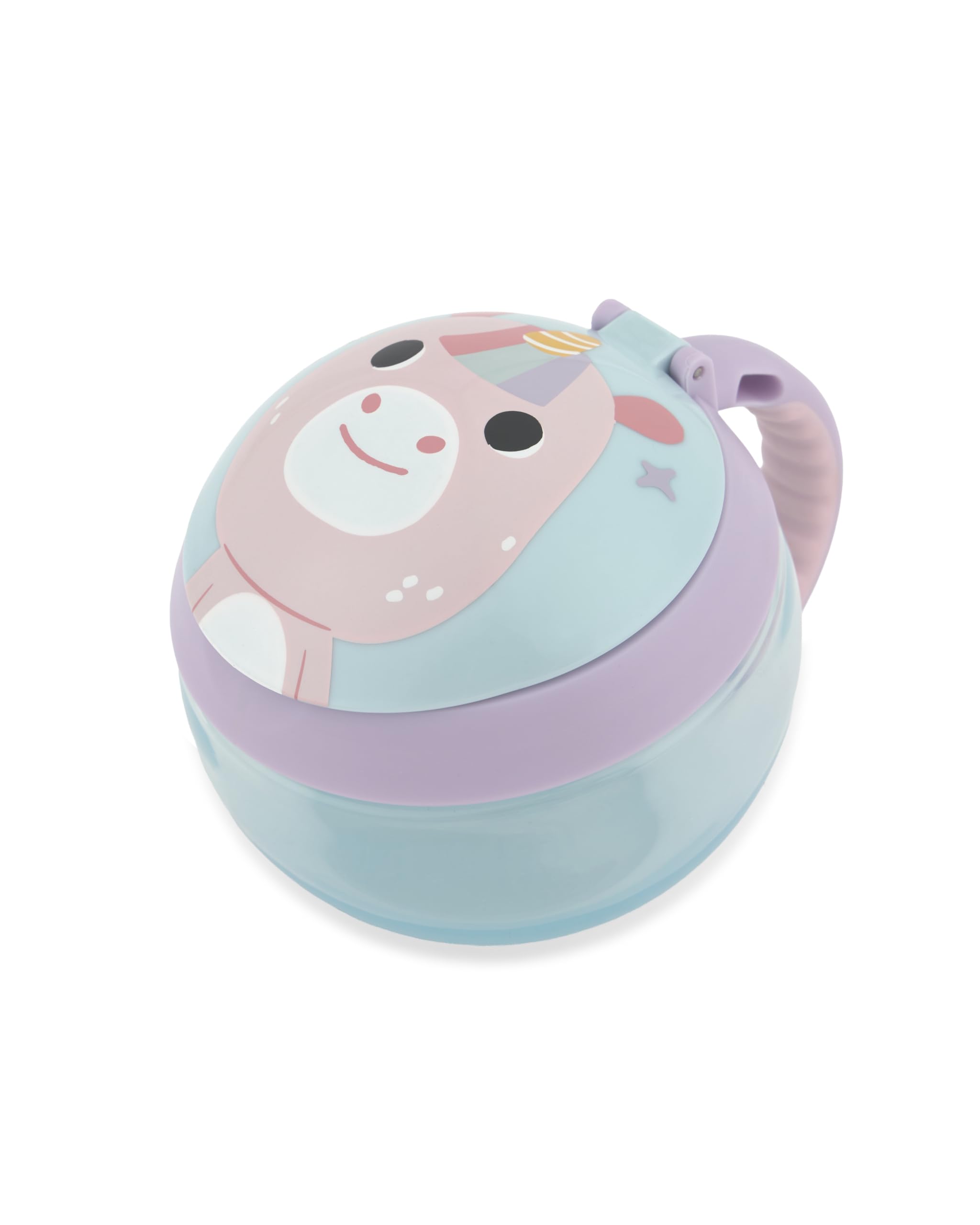 Skip Hop Baby Snack Container Mealtime Snack Cup, Holds 7.5oz. Besties Squad, Unicorn