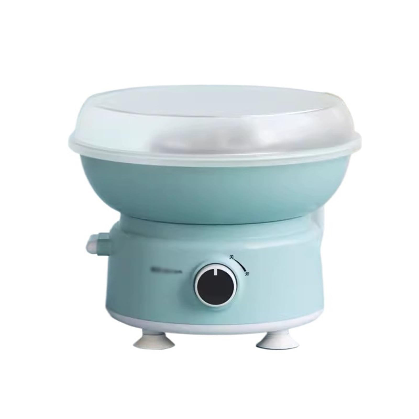 máquina de algodón de azúcar Mini máquina de algodón azúcar Completamente automática for el hogar, Color Caramelo(Blue)