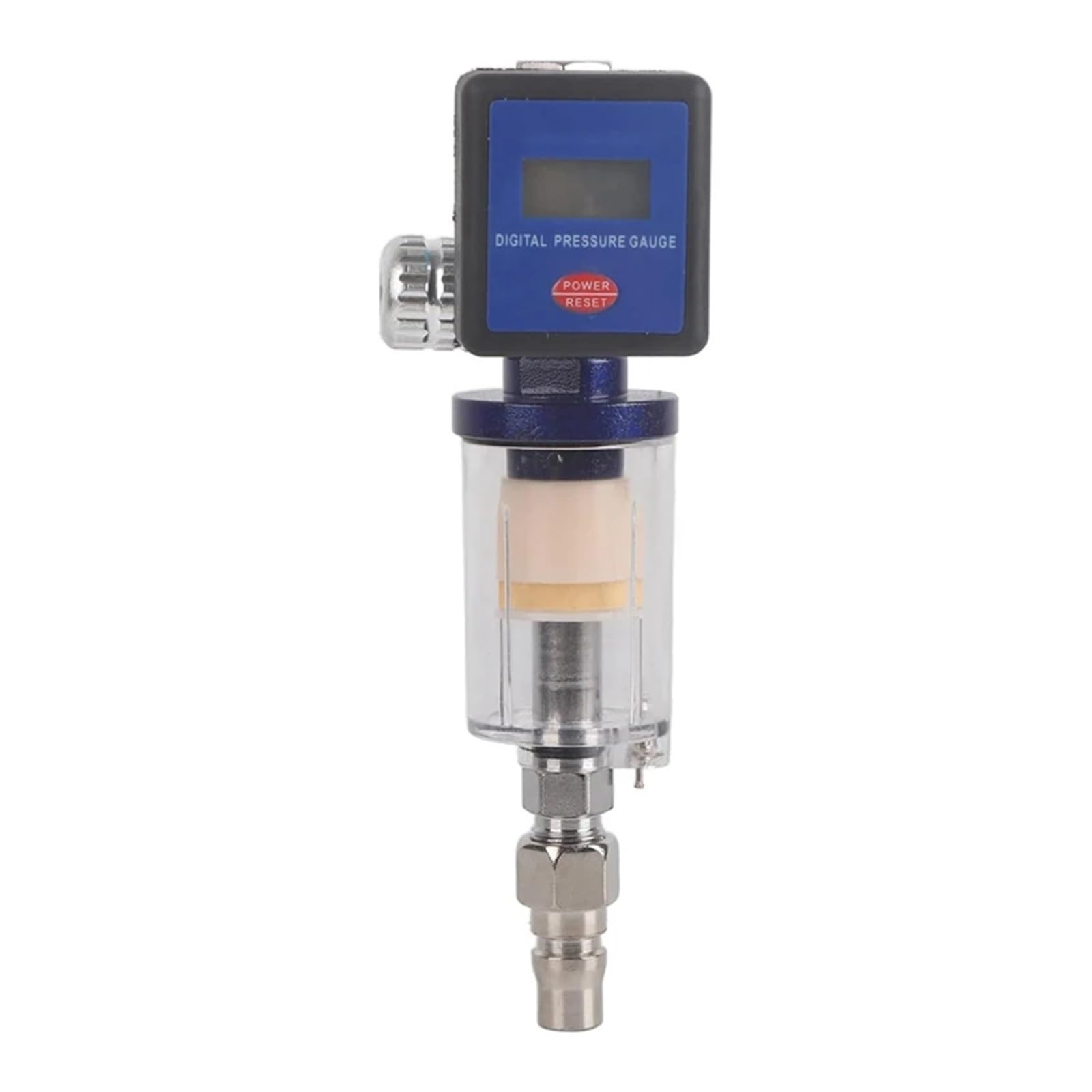 Cyfrowy regulator sprężarki powietrza, 0,6 cm gwint filtra kompresji wskaźnik ciśnienia oleju separator wody