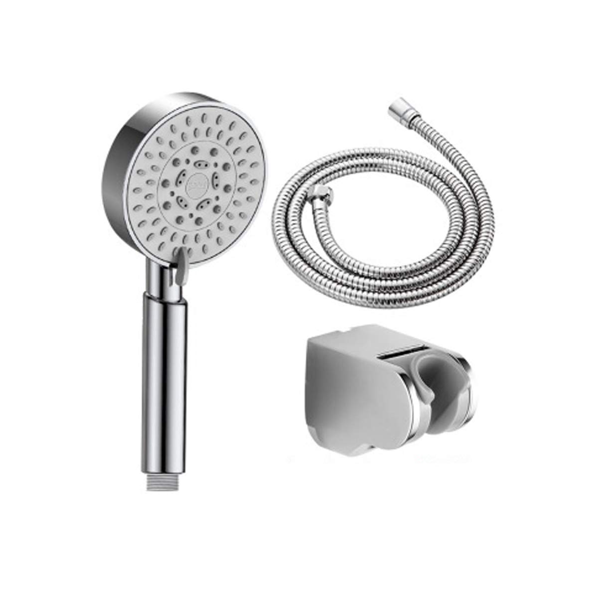 Robinets sculpture et ensemble de douche argenté au design raffiné