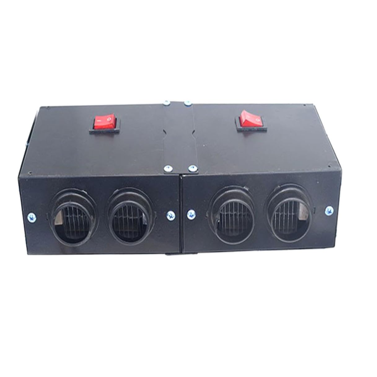 Auto Heizlüfter 500 W Tragbarer 12 v Auto Entfroster mit 4 Düsen Batteriebetriebener Schnee und Nebelentferner für Winterfahrten