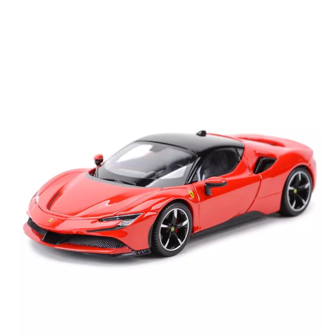 Ferrari SF90 Stradale 1:24 Scale Die-Cast Model Car Metal Body