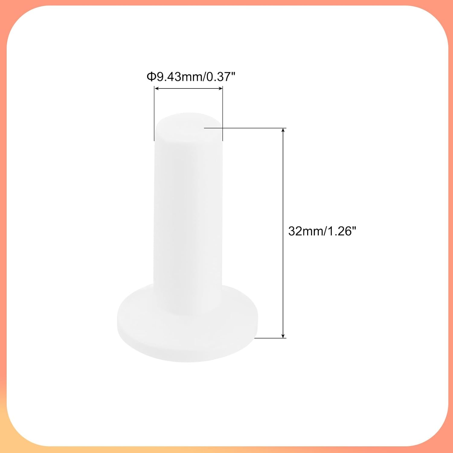 uxcell 5Pcs 3/8 Inch Plug for Tube Quick Connect, RO Tubing Plug for RO Reverse Osmosis Water Filter Fittings Valve