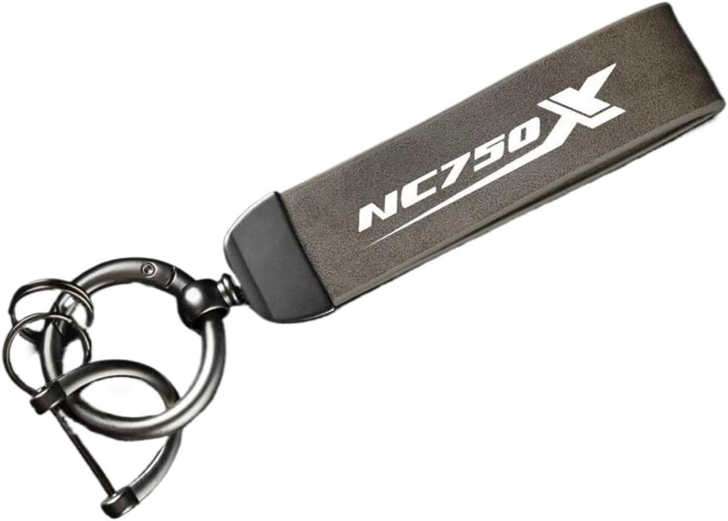 KGAIXN Leather Keychain for NC750X NC 750X 2014-2024 Motorcycle KeyRing Motorcycle Accessories Keychain, Style D