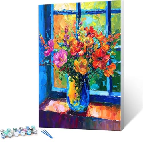 G hG fW^G  ԙ LbgŃyCguVƃANG̋, l̎q̂߂̃Mtg Paint by Numbers h DIY ɂAN ʊGCeA rO 20x30cm (t[