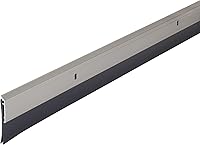 Vista 10 de M-D Building Products 05769 Burlete de puerta para todas las estaciones, aluminio resistente y vinilo, ideal para uso residencial y comercial, fácil