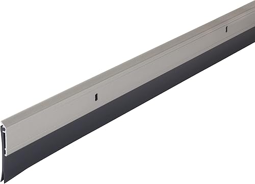 Miniatura 10 de M-D Building Products 05769 Burlete de puerta para todas las estaciones, aluminio resistente y vinilo, ideal para uso residencial y comercial, fácil