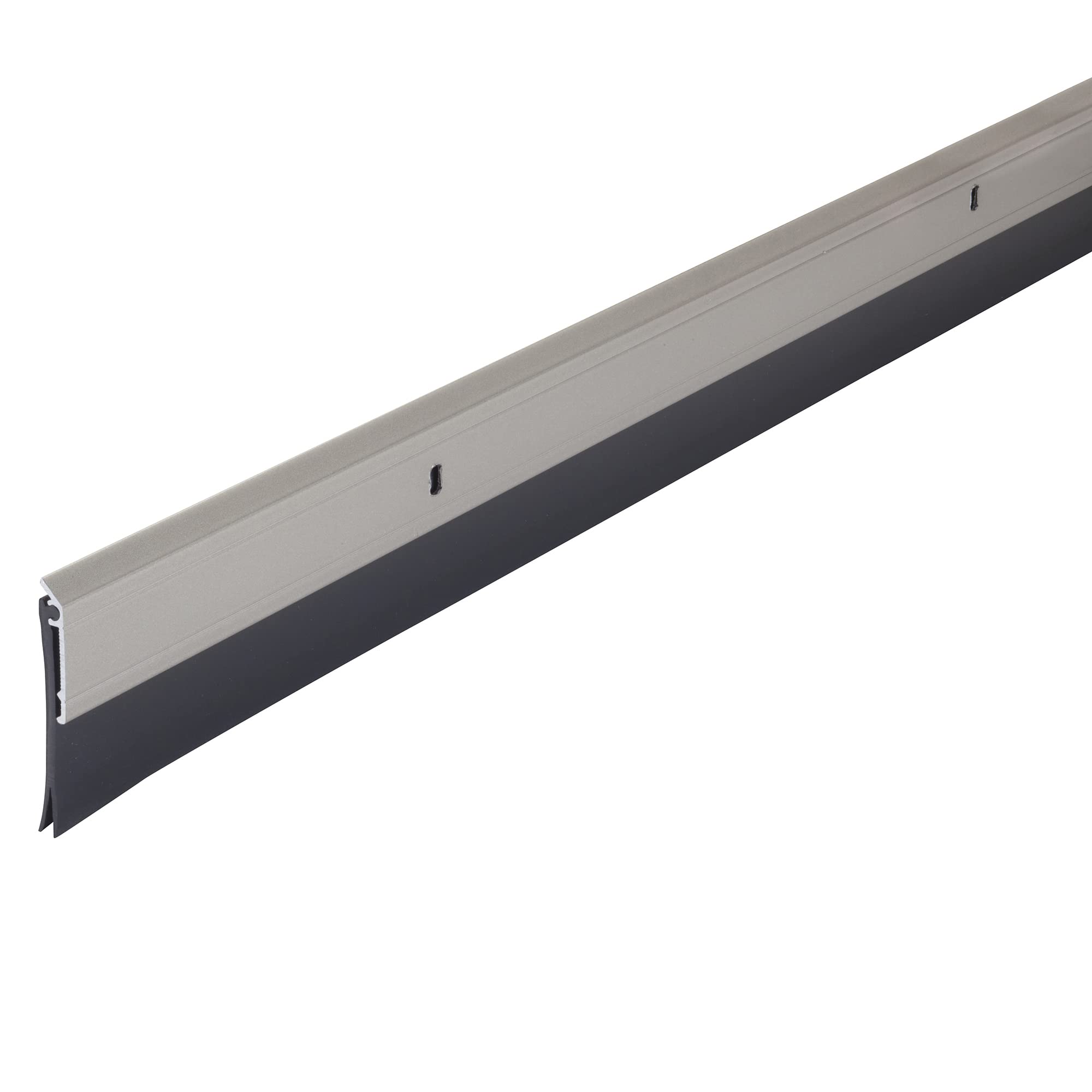 M-D Building Products 48996 Heavy Duty Door Sweep EXV, 36 Inches, Satin Nickel