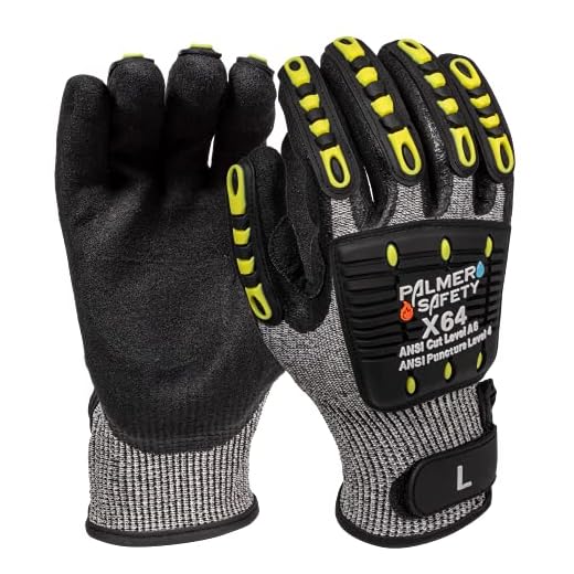 ATERET General Utility Work Gloves, Cut & Impact Protection, Lightweight & Breathable, All-Purpose Performance Fit, Durable (1 Pair - XLarge)